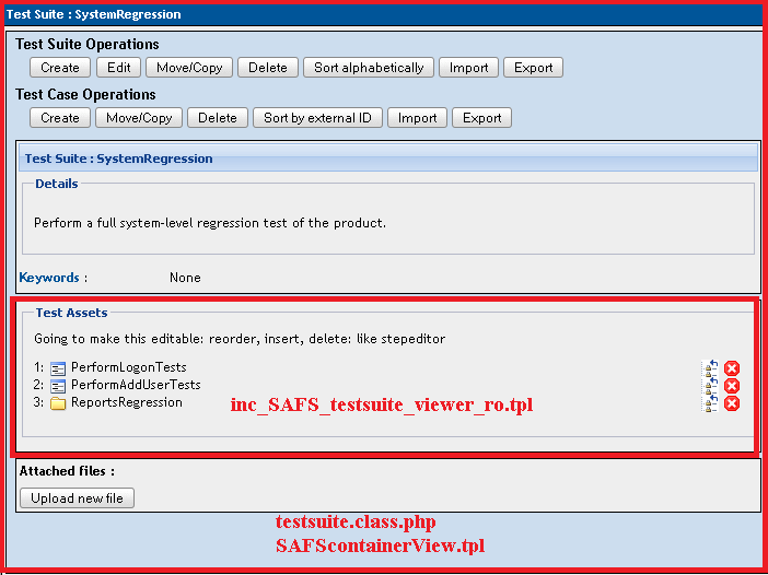 SAFS TestLink TestSuite Viewer